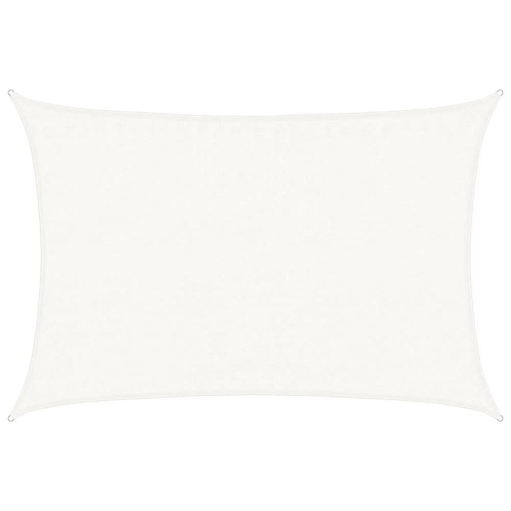 vidaXL HDPE Sun Shade Sail 160 g/m² White 3.5x5 m