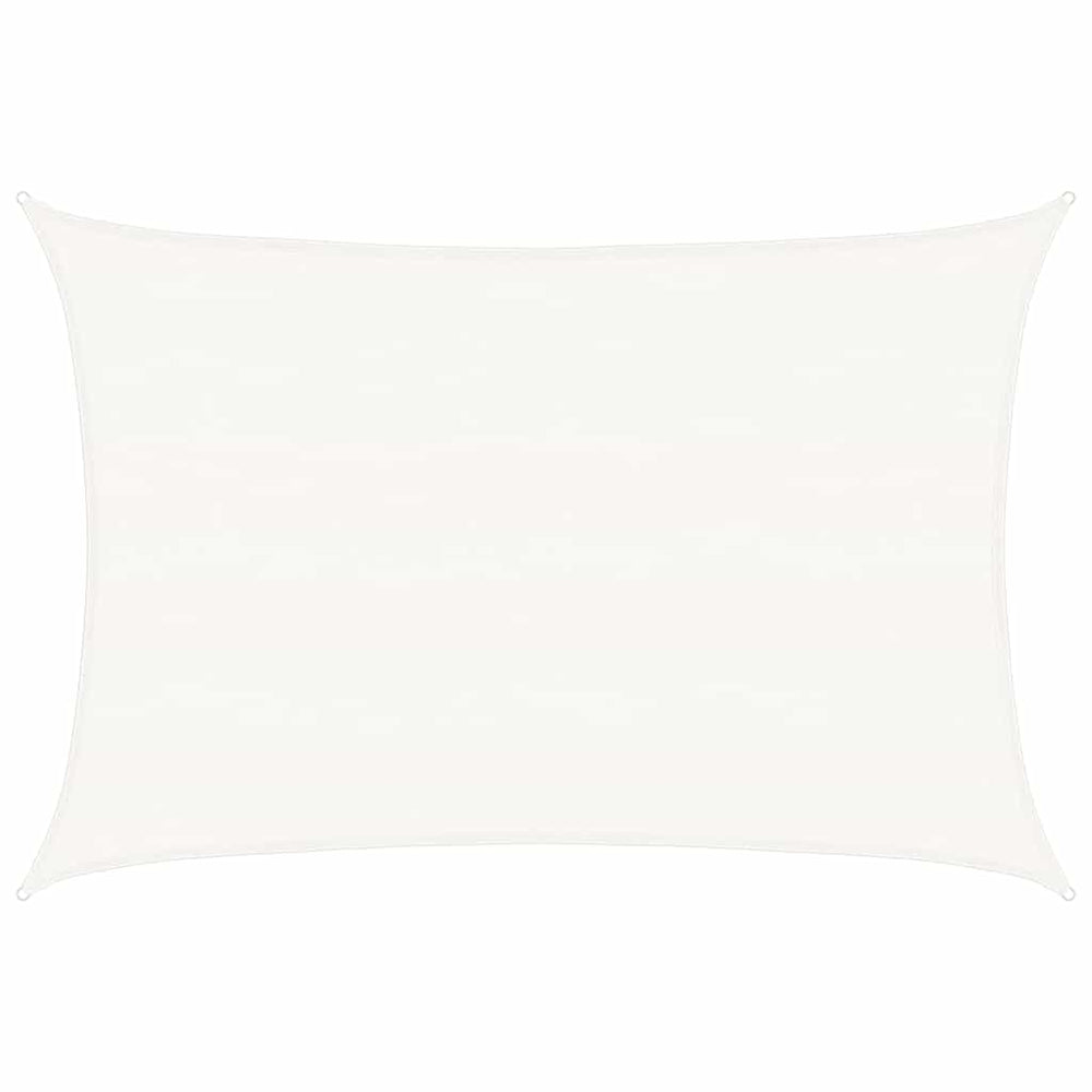 vidaXL Sun Shade Sail 160 g/m² White 5x7 m HDPE