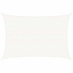 Sonnensegel 160 g/m² Weiß 5x7 m HDPE