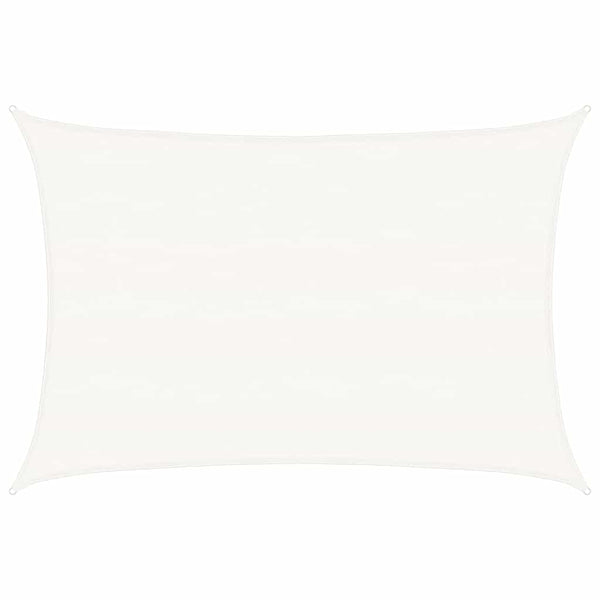 Sonnensegel 160 g/m² Weiß 5x7 m HDPE