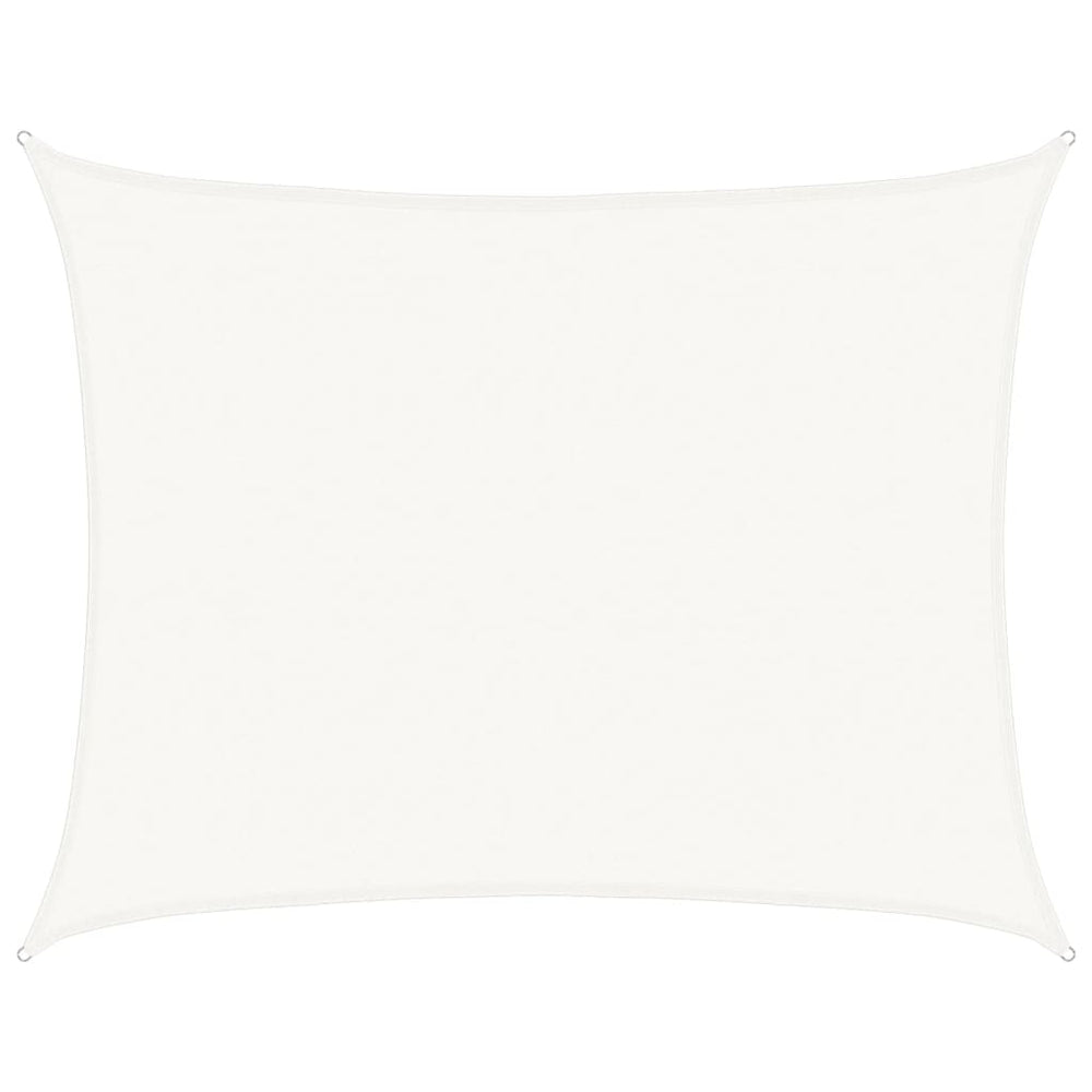 vidaXL Voile d'ombrage 160 g/m² Blanc 6x7 m HDPE
