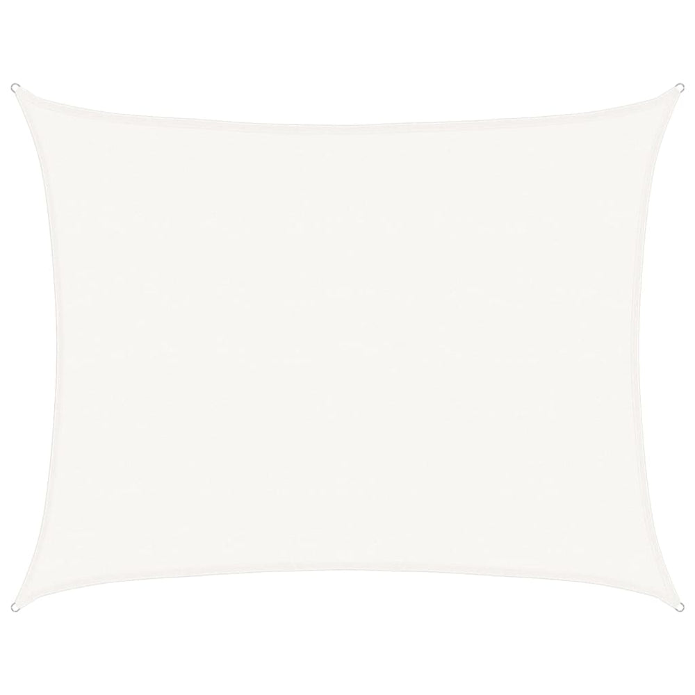 vidaXL Voile d'ombrage 160 g/m² blanc 6x8 m HDPE