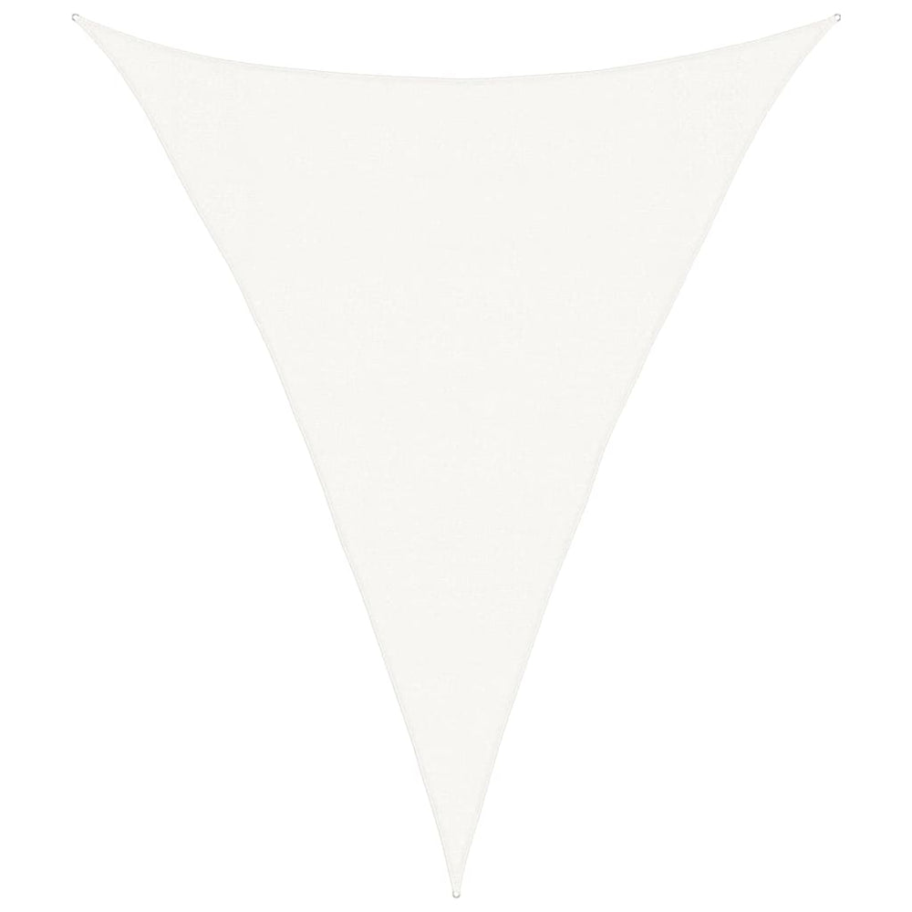 vidaXL Voile d'ombrage 160 g/m² Blanc 3x4x4 m HDPE