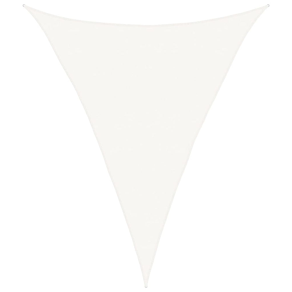 vidaXL Voile d'ombrage 160 g/m² Blanc 5x7x7 m HDPE