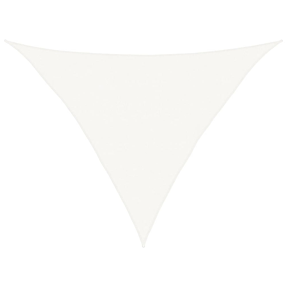 vidaXL Voile d'ombrage 160 g/m² Blanc 5x5x6 m HDPE