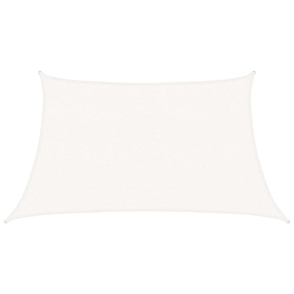 vidaXL Voile d'ombrage 160 g/m² Blanc 3/4x2 m HDPE