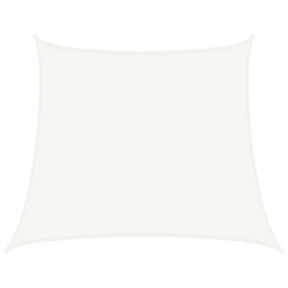 vidaXL Voile d'ombrage 160 g/m² Blanc 4/5x4 m PEHD