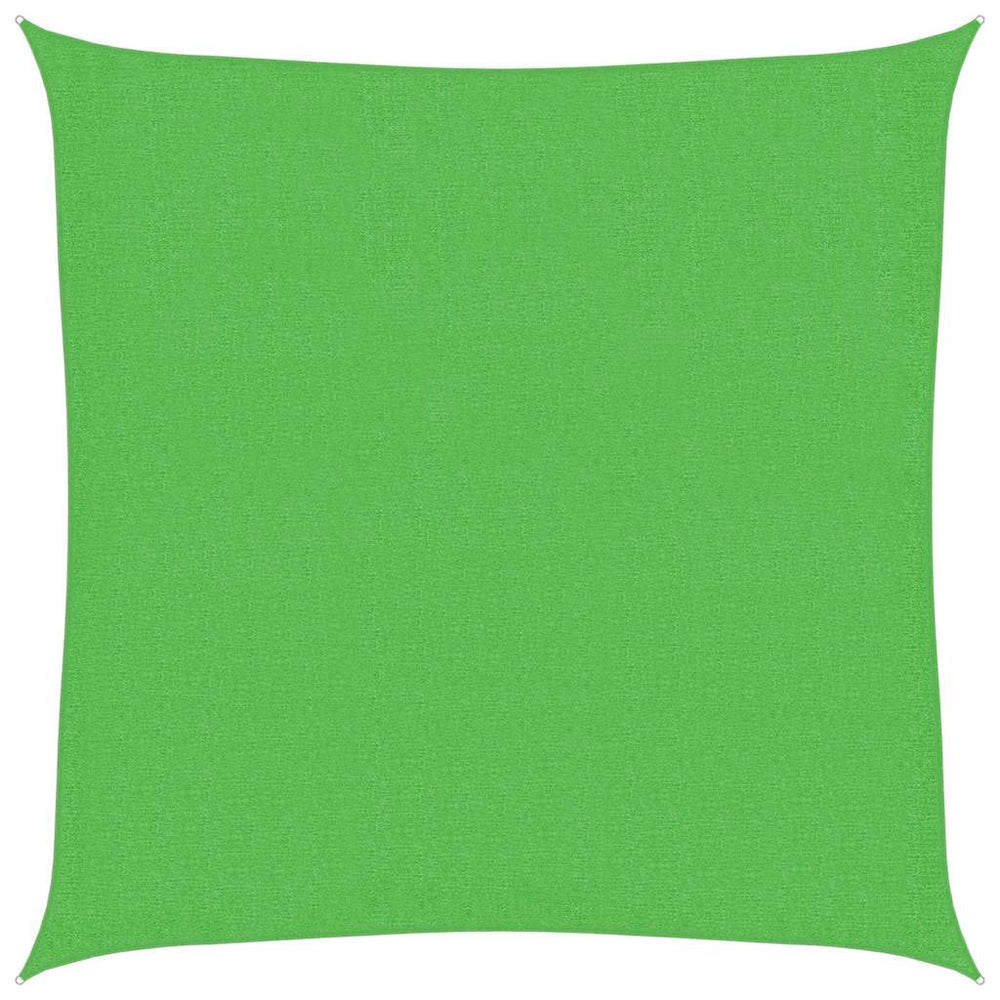 vidaXL Voile d'ombrage 160 g/m² Vert clair 2,5x2,5 m HDPE