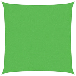 Sonnensegel 160 g/m² Hellgrün 3x3 m HDPE