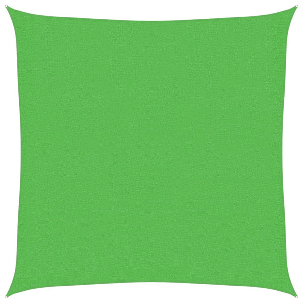 Sonnensegel 160 g/m² Hellgrün 3,6x3,6 m HDPE