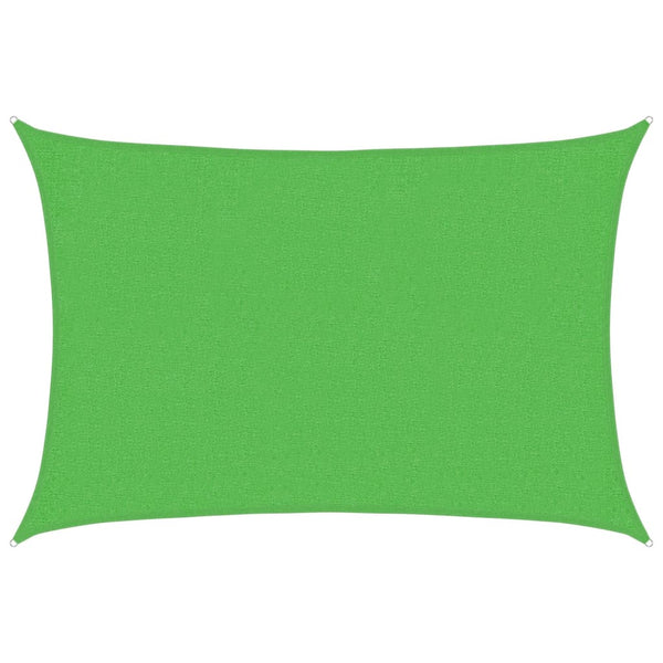 Sonnensegel 160 g/m² Hellgrün 2x2,5 m HDPE