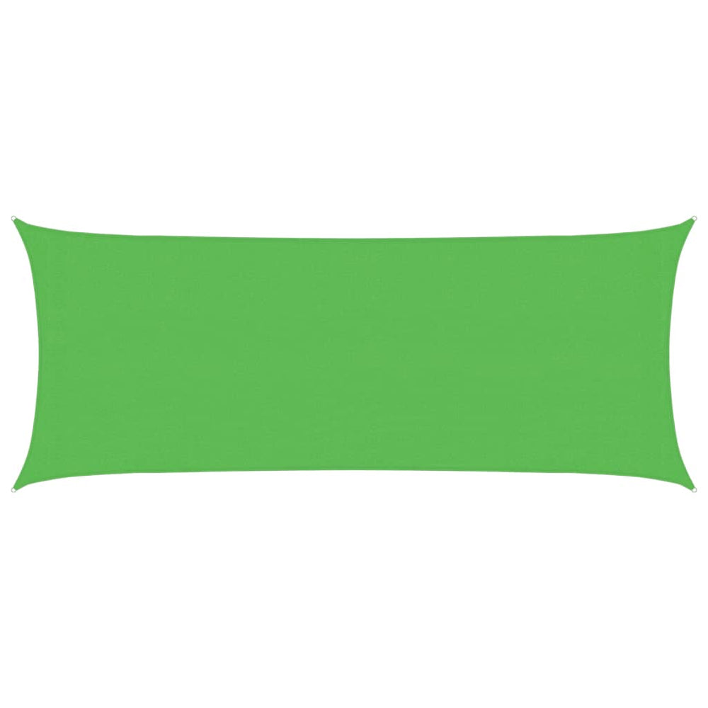 vidaXL Voile d'ombrage 160 g/m² vert clair 2x4,5 m en HDPE