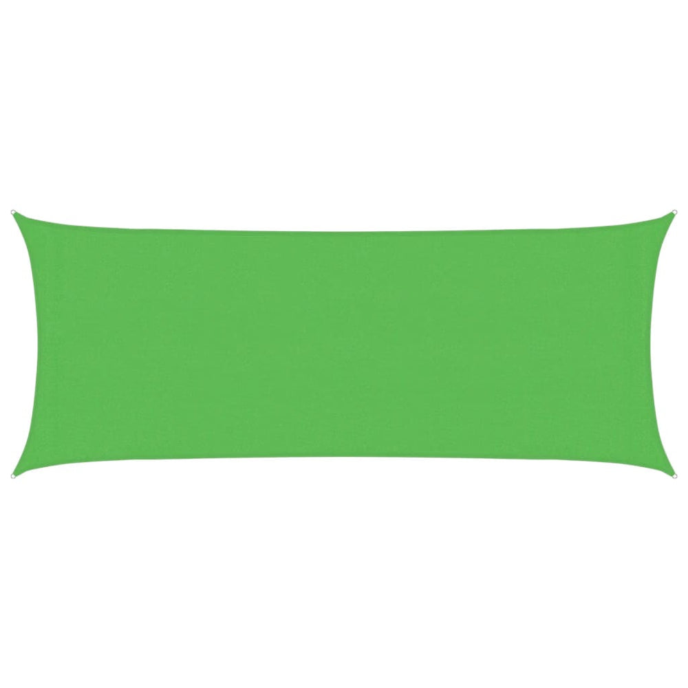 vidaXL Voile d'ombrage 160 g/m² Vert clair 2x5 m HDPE