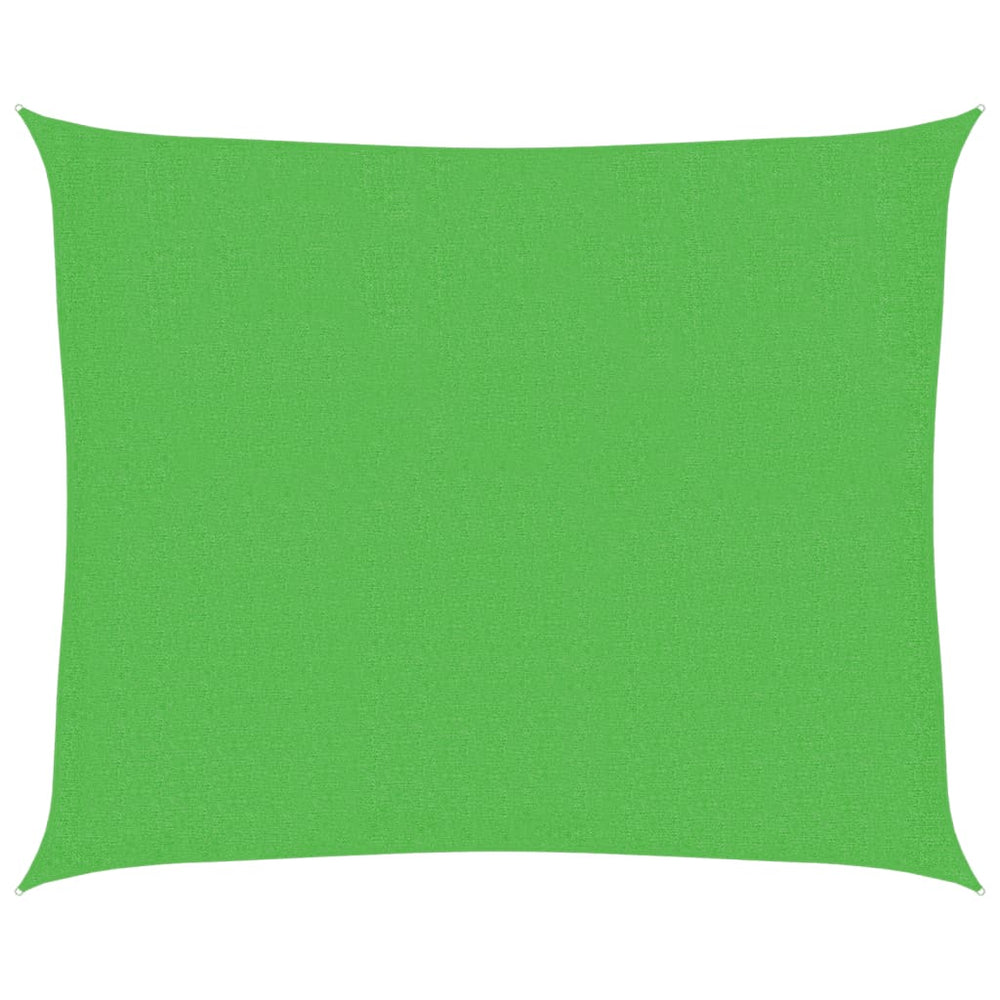 vidaXL Voile d'ombrage 160 g/m² Vert clair 2,5x3 m HDPE
