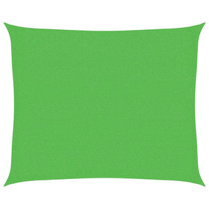Sonnensegel 160 g/m² Hellgrün 2,5x3 m HDPE