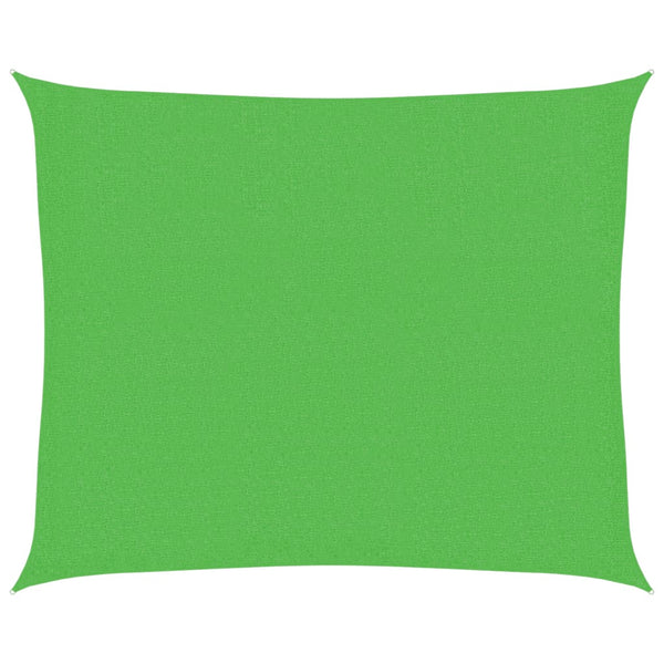 Sonnensegel 160 g/m² Hellgrün 2,5x3 m HDPE