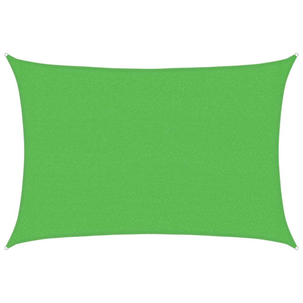 vidaXL Voile d'ombrage 160 g/m² vert clair 2,5x4 m HDPE