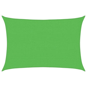 Sonnensegel 160 g/m² Hellgrün 2,5x4 m HDPE