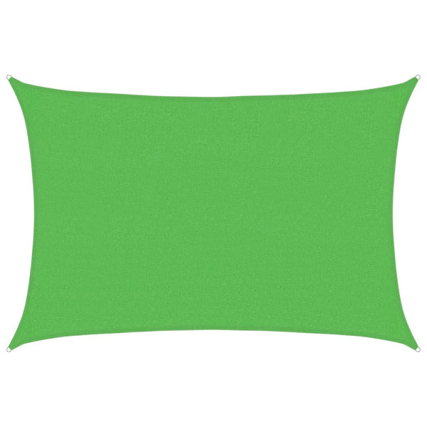 Sonnensegel 160 g/m² Hellgrün 2,5x4 m HDPE