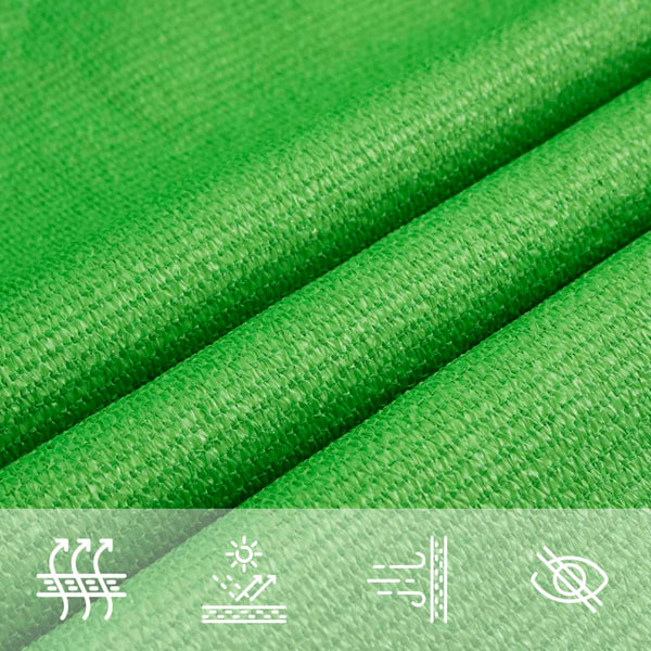 Sonnensegel 160 g/m² Hellgrün 2,5x4 m HDPE