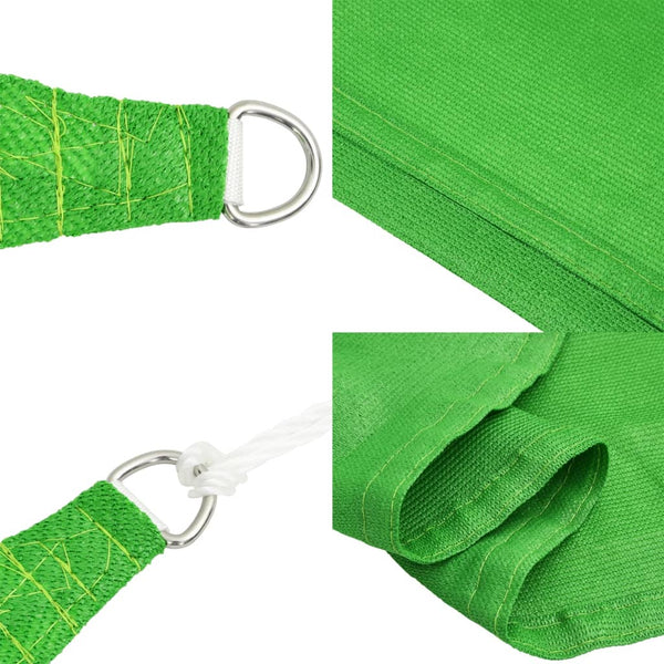 Sonnensegel 160 g/m² Hellgrün 2,5x4 m HDPE