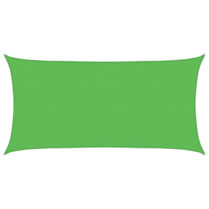 Sonnensegel 160 g/m² Hellgrün 2,5x4,5 m HDPE