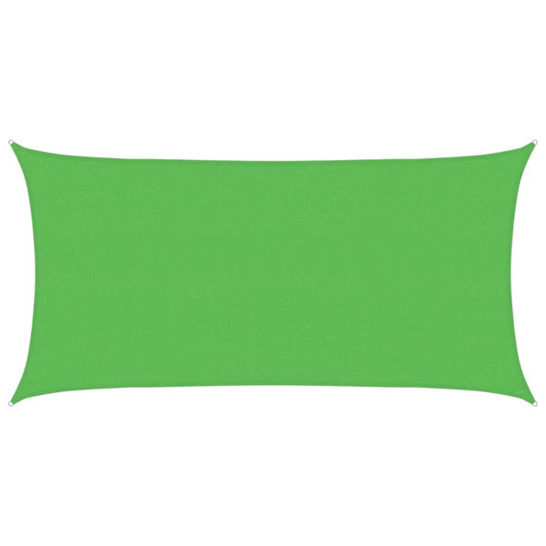 Sonnensegel 160 g/m² Hellgrün 2,5x4,5 m HDPE