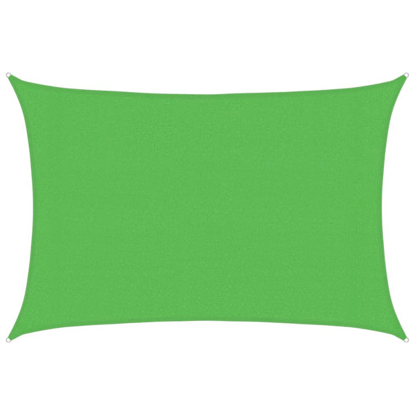 Sonnensegel 160 g/m² Hellgrün 3x5 m HDPE