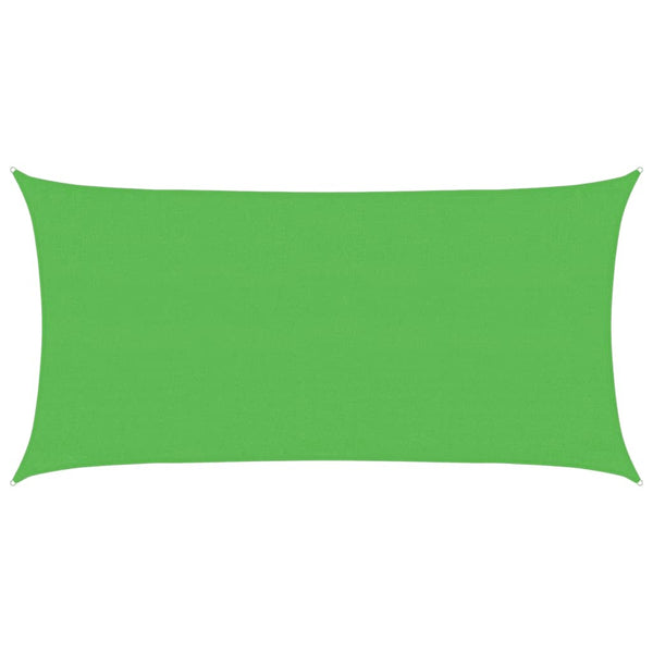 Sonnensegel 160 g/m² Hellgrün 3x6 m HDPE