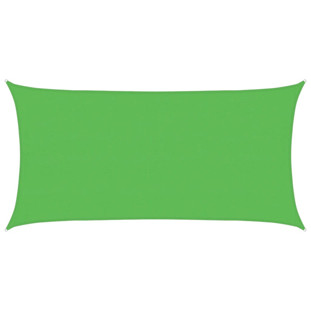 vidaXL Voile d'ombrage 160 g/m² Vert clair 4x7 m PEHD