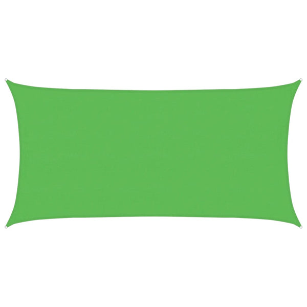 Sonnensegel 160 g/m² Hellgrün 4x7 m HDPE