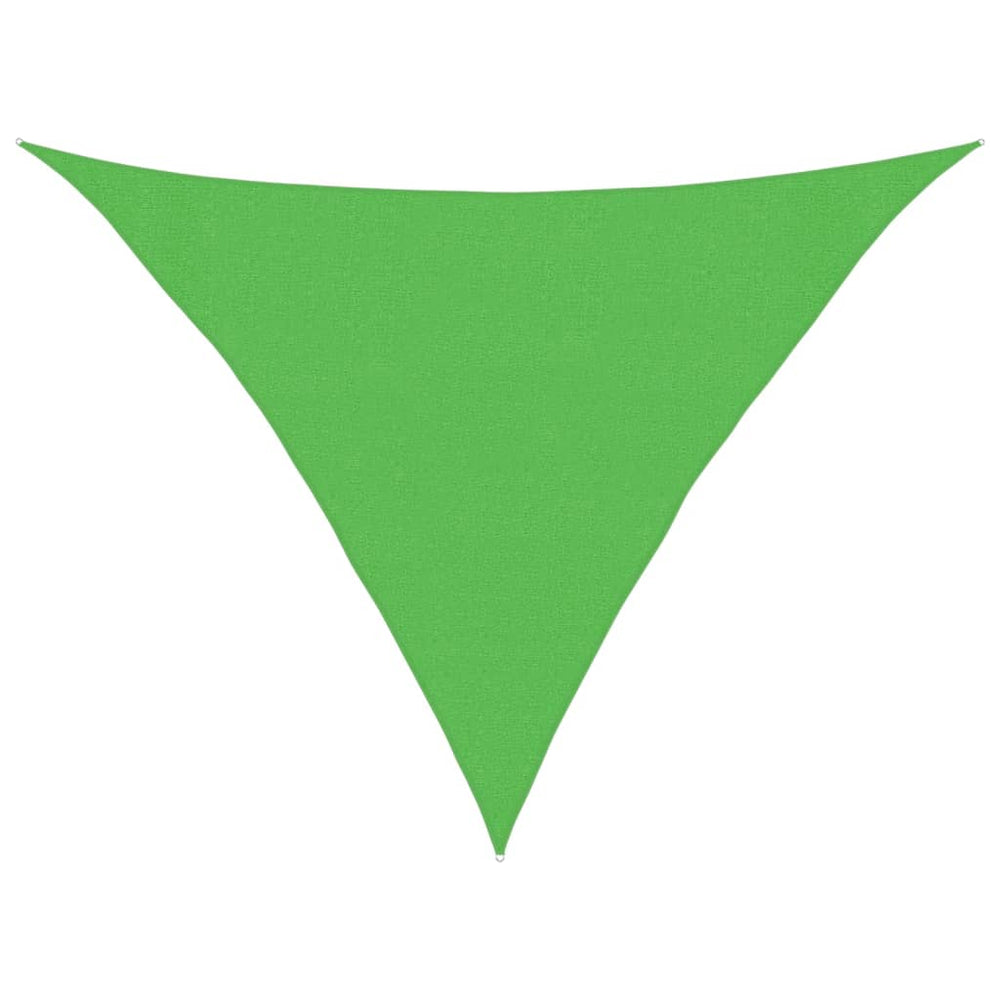 vidaXL Voile d'ombrage 160 g/m² vert clair 3x3x4,2 m HDPE