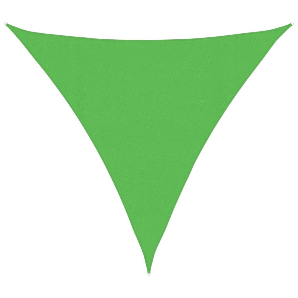 vidaXL Voile d'ombrage 160 g/m² Vert clair 4x4x4 m HDPE