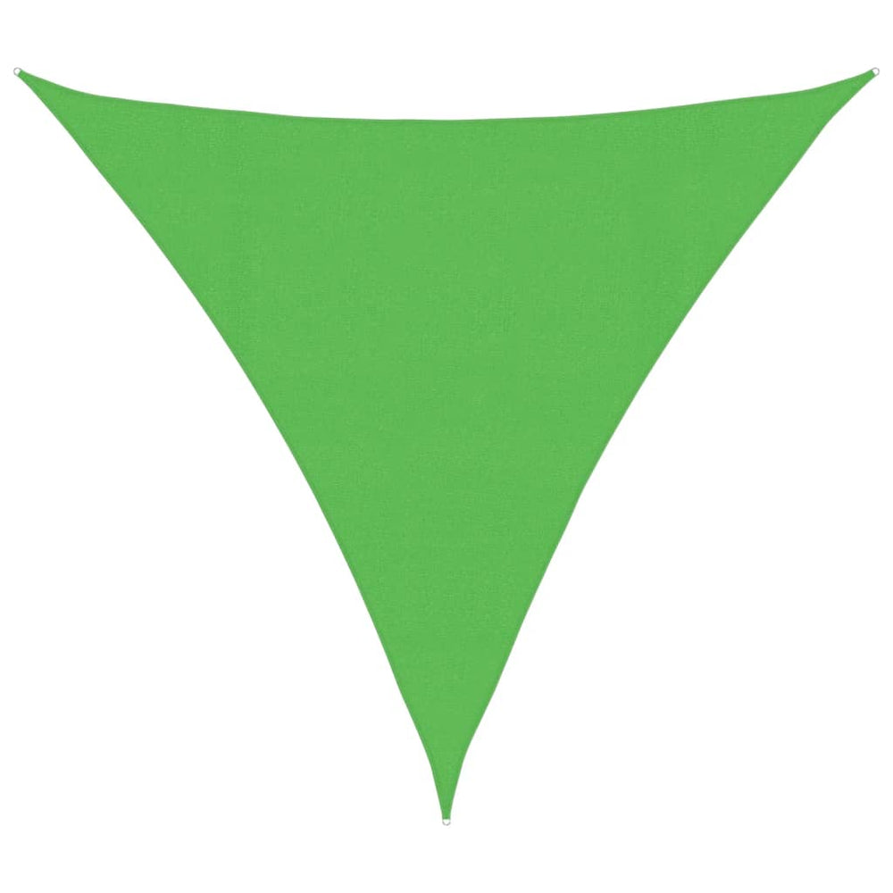 vidaXL Voile d'ombrage 160 g/m² vert clair 4,5x4,5x4,5 m HDPE