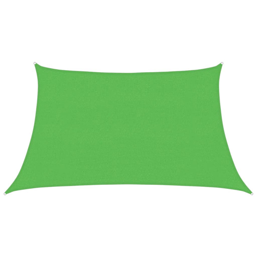 vidaXL Voile d'ombrage 160 g/m² vert clair 3/4x2 m en PEHD