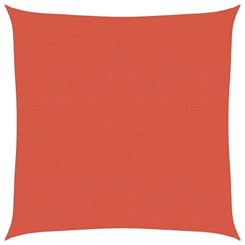 vidaXL Voile d'ombrage Carré 160 g/m² 4,5x4,5 m HDPE Rouge terre cuite