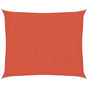 Sonnensegel 160 g/m² Terrakottarot 2,5x3 m HDPE