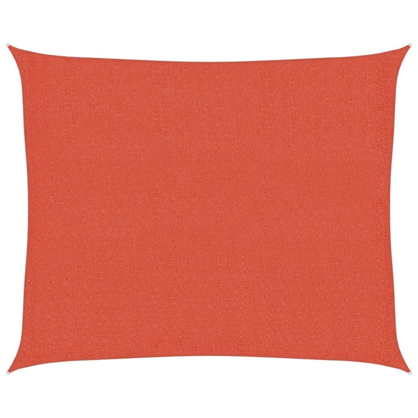 Sonnensegel 160 g/m² Terrakottarot 2,5x3 m HDPE
