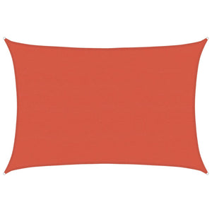 Sonnensegel 160 g/m² Terrakottarot 5x7 m HDPE