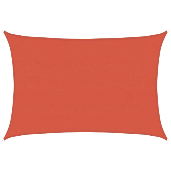 Sonnensegel 160 g/m² Terrakottarot 5x7 m HDPE