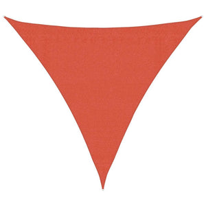 Sonnensegel 160 g/m² Dreieckig Terrakottarot 3,6x3,6x3,6 m HDPE