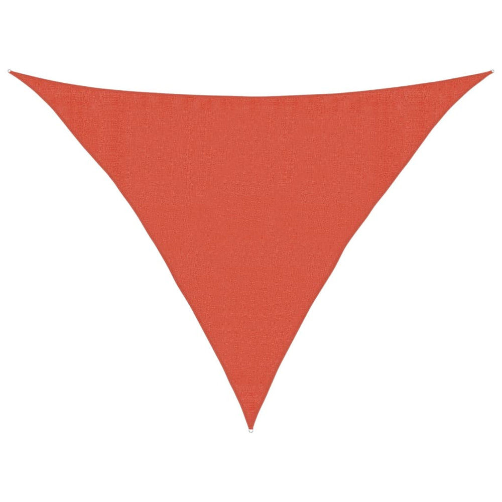 vidaXL Voile d'ombrage 160 g/m² Rouge terre cuite 3,5x3,5x4,9 m HDPE