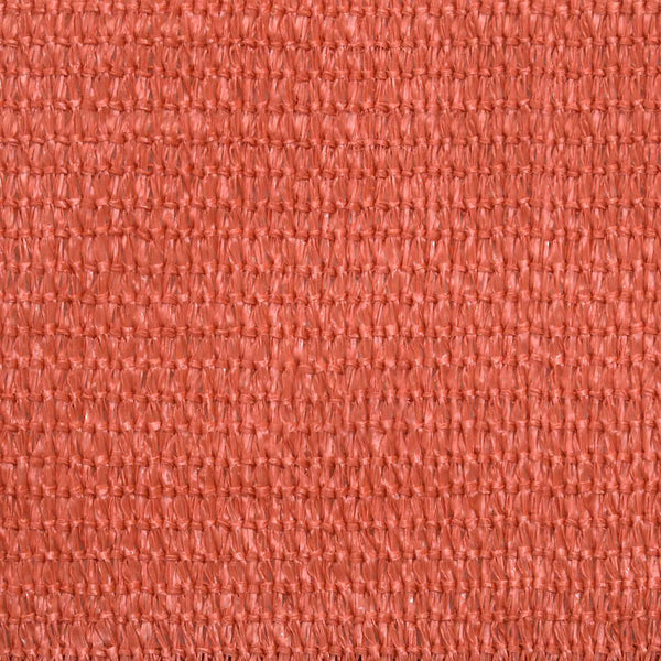 vidaXL Voile d'ombrage triangulaire 160 g/m² rouge terre cuite 4x5x5 m HDPE