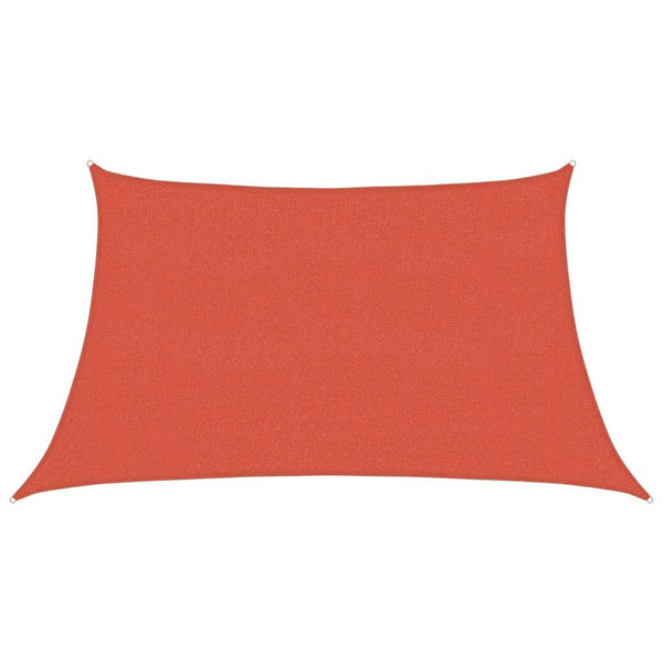 Sonnensegel 160 g/m² Terrakottarot 3/4x2 m HDPE