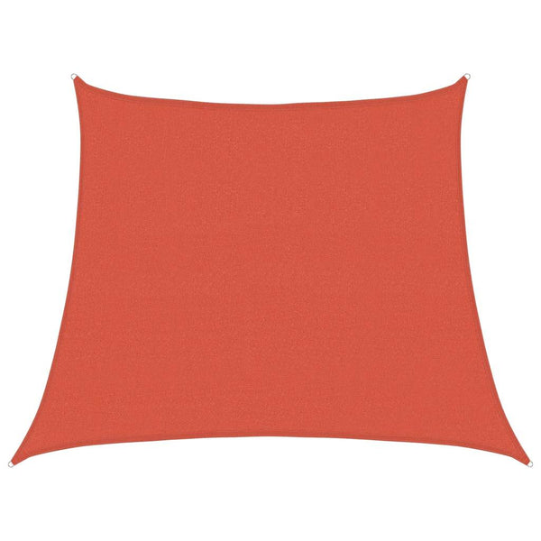 Sonnensegel 160 g/m² Trapezform Terrakottarot 3/4x3 m HDPE