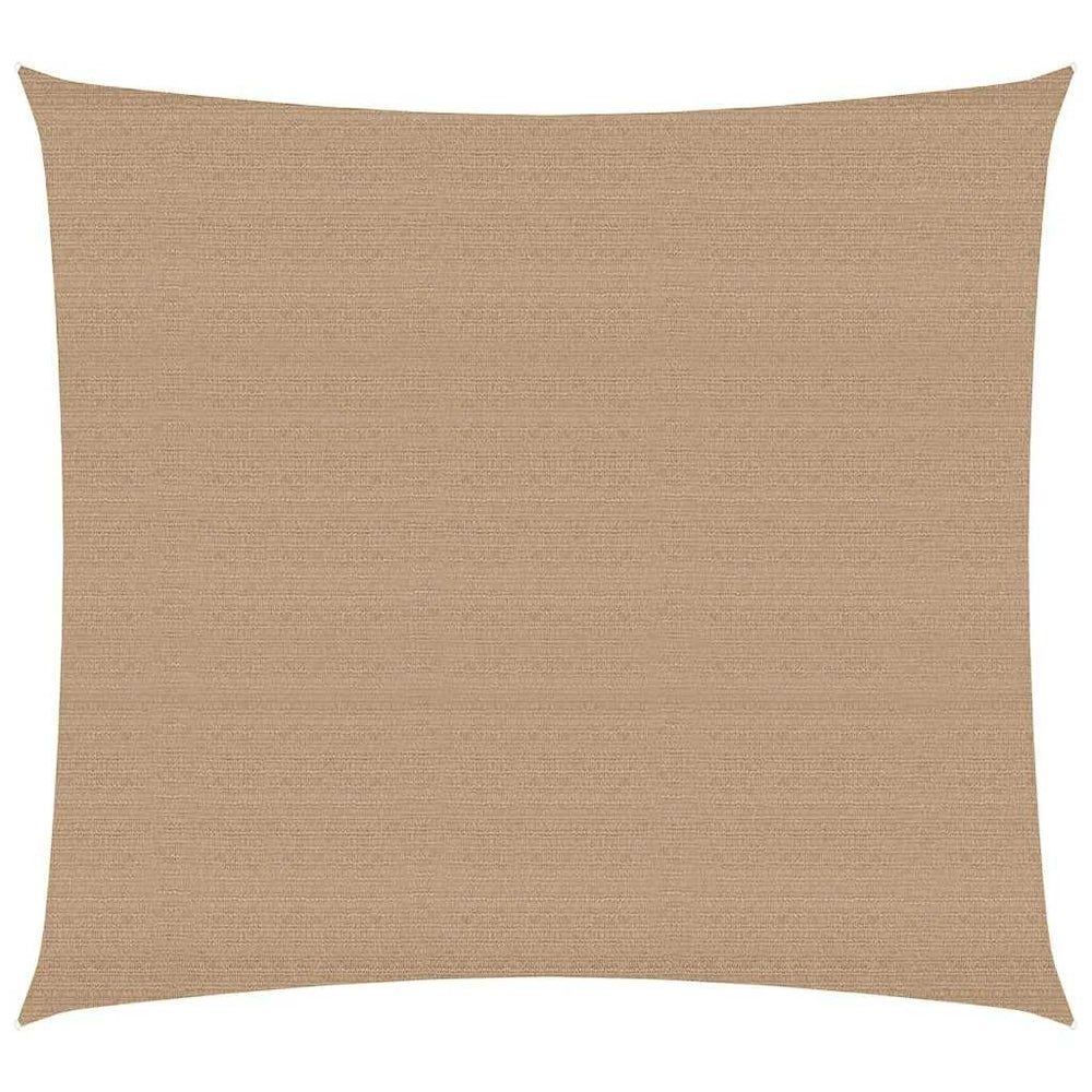 vidaXL Voile d'ombrage 160 g/m² Taupe 4x4 m PEHD