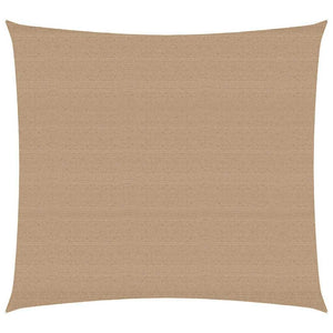 Sonnensegel 160 g/m² Taupe 4x4 m HDPE