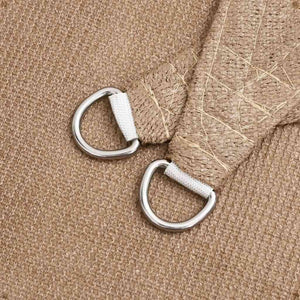 Sonnensegel 160 g/m² Taupe 4x4 m HDPE