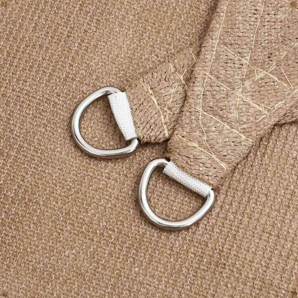 Sonnensegel 160 g/m² Taupe 4x4 m HDPE