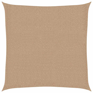 Sonnensegel 160 g/m² Taupe 5x5 m HDPE